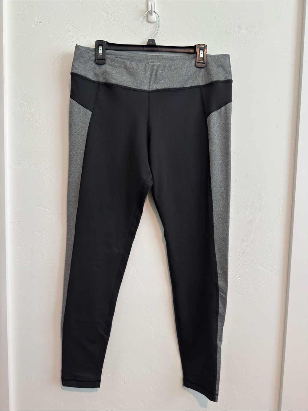 Be Inspired Leggings Black Gray XL